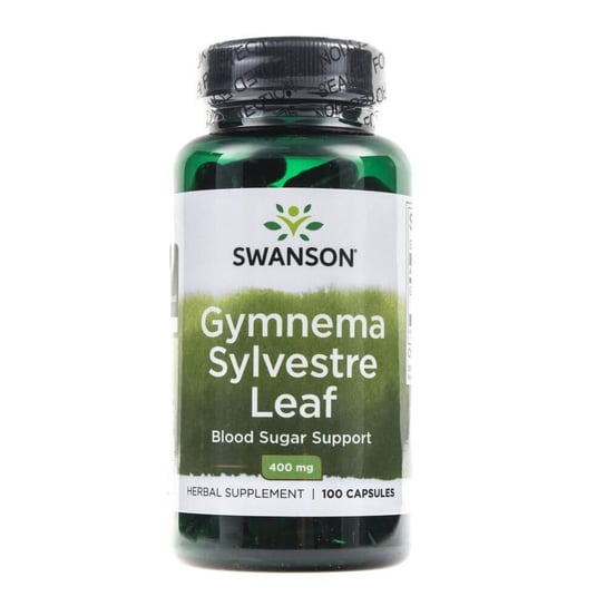 Swanson, Gymnema Sylvestre, 400 mg,  Suplement diety, 100 kaps. Swanson