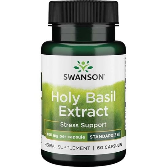 Swanson, Holy Basil Extract, 400 Mg, 60, Suplement diety Swanson