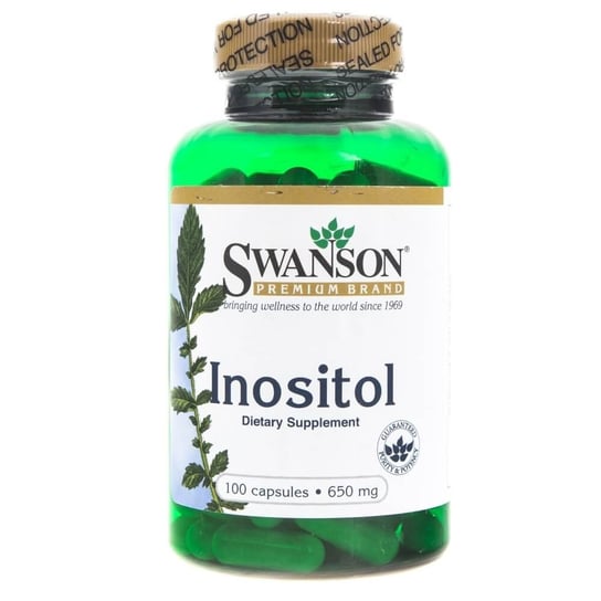 Swanson, Inozytol, 650 mg,  Suplement diety, 100 kaps. Swanson