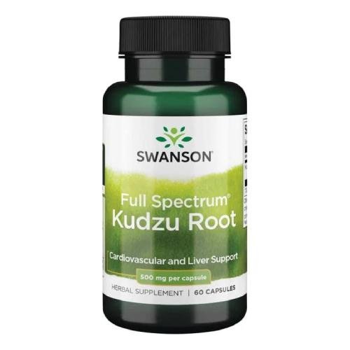 SWANSON, Kudzu 500 mg, Suplement diety, 60 kaps. Swanson