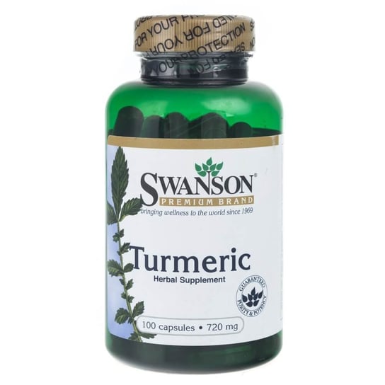 Swanson, Kurkuma 720 mg,  Suplement diety, 100 kaps. Swanson