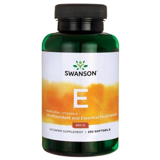 Swanson Natural Vitamin E, suplement diety, 250 kapsułek Swanson