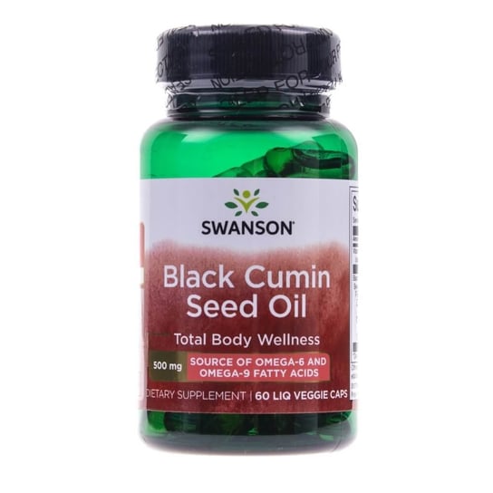 Swanson, Olej z nasion czarnego kminu  500 mg, Suplement diety, 60 kapsułek Swanson