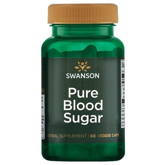 Swanson, Pure Blood Sugar, Suplement diety, 60 kaps. Swanson