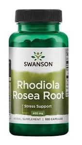 Swanson Rhodiola Rosea Root Różeniec górski 400 mg  Suplement diety, 100 kaps. Swanson