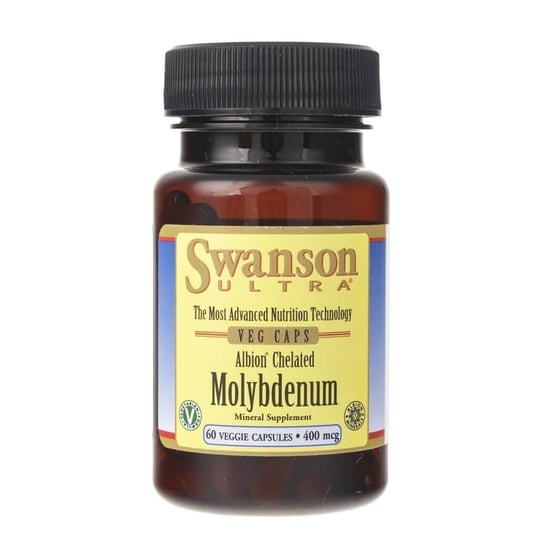 Swanson, Suplement diety Molibden 400 mcg, 60 kapsułek Swanson