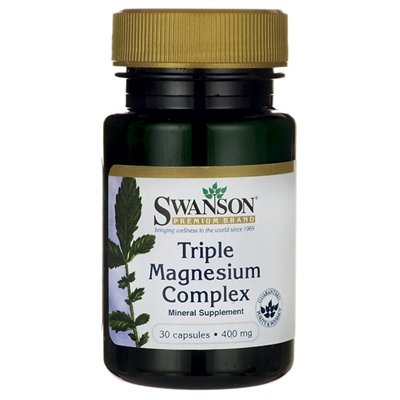 Swanson, suplement diety Triple Magnesium Complex, 30 kapsułek Swanson