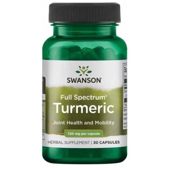 Swanson Turmeric Kurkuma 720 Mg Suplement diety, 30 K Swanson