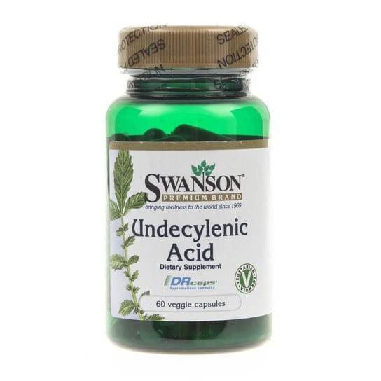 Swanson, Undecylenic Acid (Kwas undecylenowy), Suplement diety, 60 kaps. Swanson