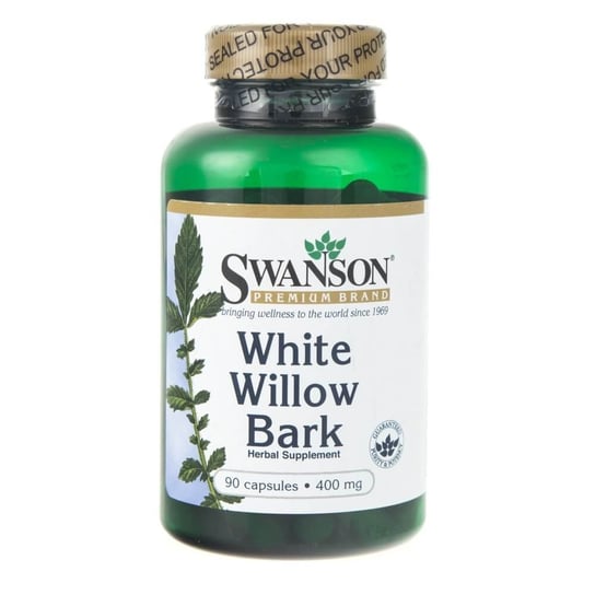 Swanson, White Willow Bark, kora wierzby białej, Suplement diety, 90 kaps. Swanson