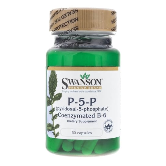 Swanson, Witamina B6 P-5-P (pyridoxal-5-phosphate) 20 mg, Suplement diety, 60 kaps. Swanson