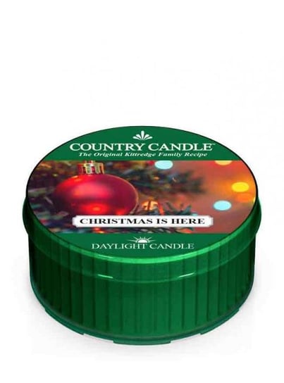 Śweca zapachowa Daylight COUNTRY CANDLE Christmas Is Here, 42 g Country Candle