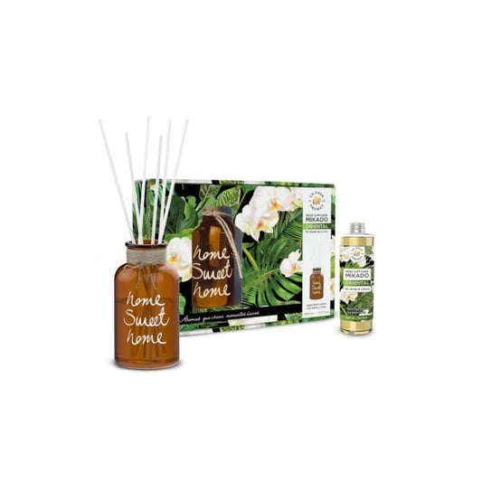 Sweet Home zestaw patyczki zapachowe + wazon Zielona Herbata & Limonka 400ml La Casa de los Aromas