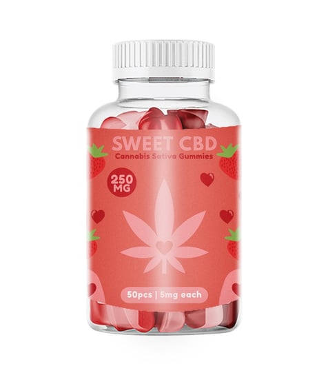 Sweet Love Cbd 250 Mg Żelki Truskawkowe Sweet CBD