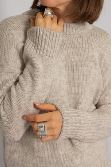 Sweter Classic Sweter Classic - kość słoniowa, 42-44 (S) Inna marka