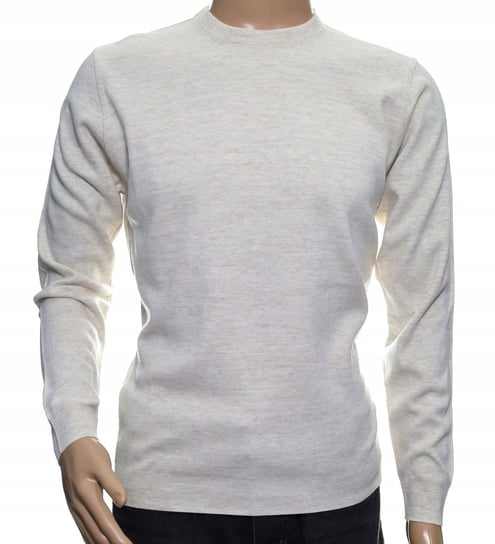 Sweter męski gładki klasyczny wełniany z wełny L Inna marka