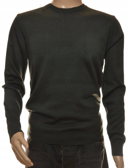 Sweter męski gładki wełniany okrągły pod szyję L Inny producent