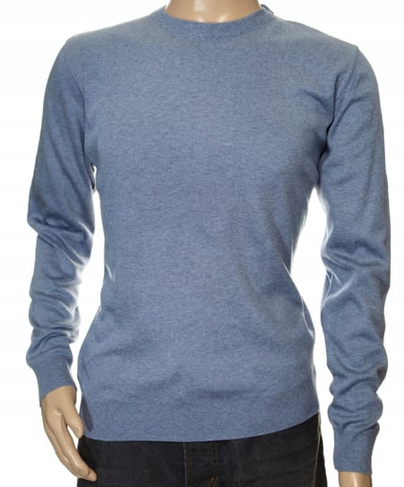Sweter męski klasyczny gładki wełniany z wełny M Inna marka