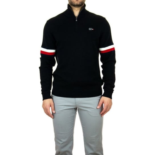 Sweter męski Tommy Hilfiger 2 Mb Zip Mock dzianinowy-XXL Inna marka