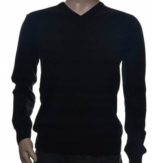 Sweter męski z kaszmiru i wełny merynosów M czarny Inna marka