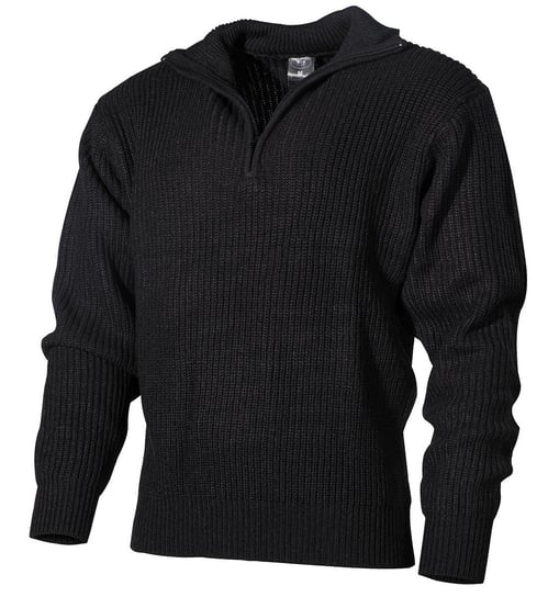Sweter "Troyer" czarny XL MFH