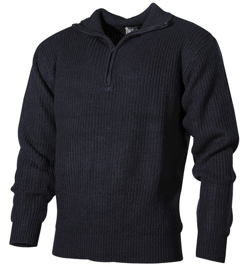 Sweter "Troyer" niebieski 3XL MFH