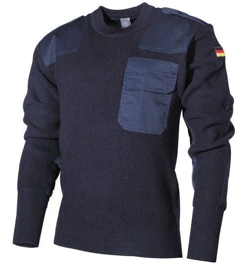 Sweter wojskowy BW niebieski 50 MFH