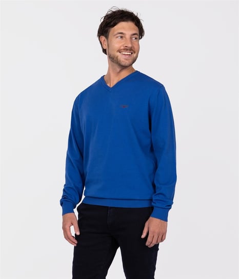 Sweter z bawełny organicznej ADAM ORGANIC TRUE BLUE-XXL Lee Cooper