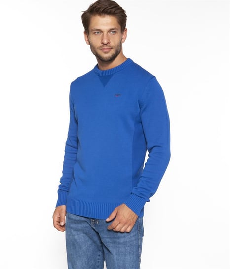 Sweter z bawełny organicznej BILL ORGANIC CLASSIC BLUE-L Lee Cooper
