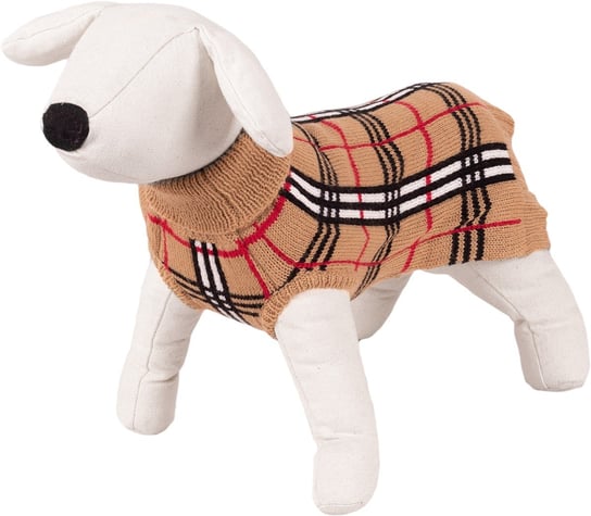 Sweterek dla psa Happet 36XL beż krata XL-40cm Happet