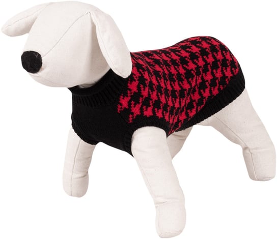 Sweterek dla psa Happet 48XL czerwono-czarny 40cm Happet