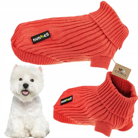 SWETEREK dla psa ubranko z warkoczem MOCNO rozciągliwy na jesień zimę (M) WesołyPupil