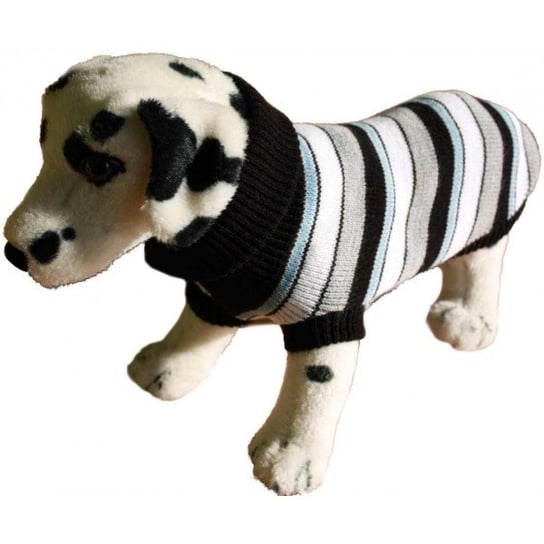 Sweterek dla psa w szare paski AMI PLAY, 30 cm . Ami Play