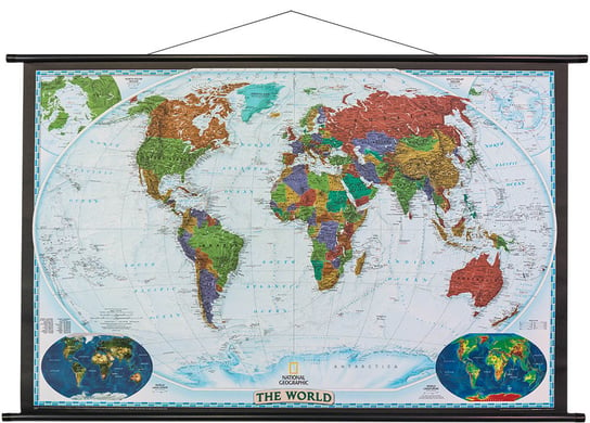 Świat Decorator. Mapa ścienna polityczna 1:29 802 000, National Geographic National Geographic Society