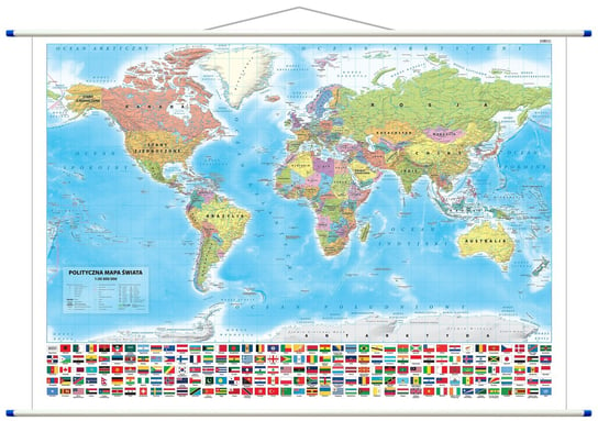 Świat polityczny - mapa ścienna, 1:30 000 000, ArtGlob Artglob
