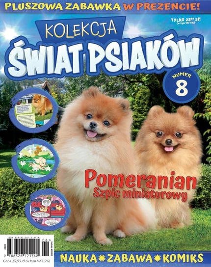 Świat Psiaków Kolekcja. Pomeranian szpic miniaturow Nr 8 Amercom S.A.