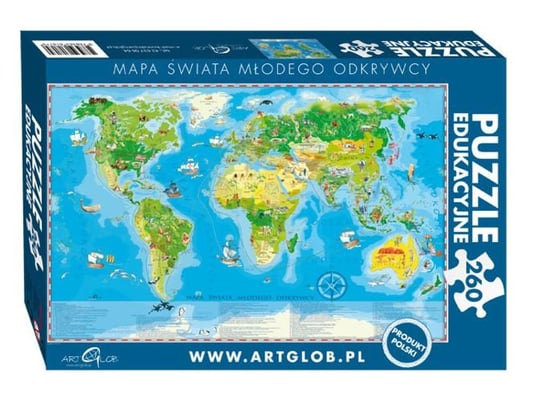 Świat puzzle dla dzieci ArtGlob ArtGlob