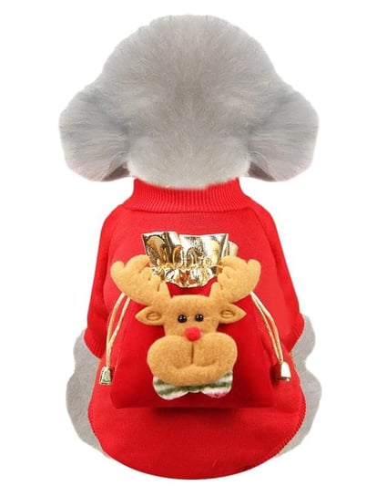 Świąteczna bluza czerwono-złota dla Psa Kota L Inna marka