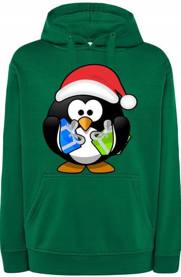Świąteczna bluza Pingwin Kaptur Modna r.XXL Inna marka