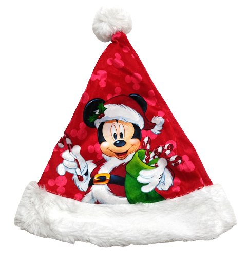 Świąteczna Czapka Mikołaja - Myszka Miki Disney Inna marka
