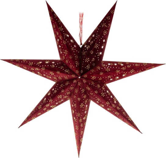 Świąteczna gwiazda, czerwona, świecąca LED 10WW Retlux