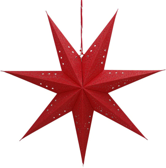 Świąteczna gwiazda, czerwona, świecąca LED 10WW Retlux
