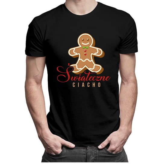 Świąteczne Ciacho V2 - Męska Koszulka Z Nadrukiem Koszulkowy