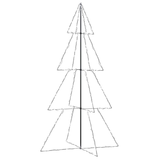 Świąteczne drzewko LED 143x250cm, zimno-białe świa Inna marka