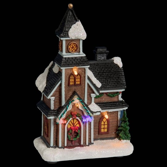 Świąteczny domek KOŚCIÓŁ, z oświetleniem LED Fééric Lights and Christmas
