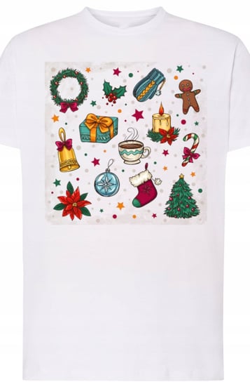 Świąteczny Męski T-shirt Boże Narodzenia Rozm.S Inna marka