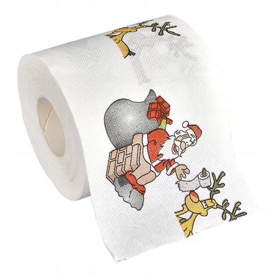 Świąteczny Papier Toaletowy Mikołaje Śmieszny Wc VERK GROUP