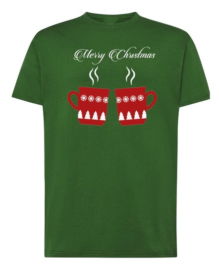 Świąteczny T-Shirt męski Merry Christmas S Inna marka