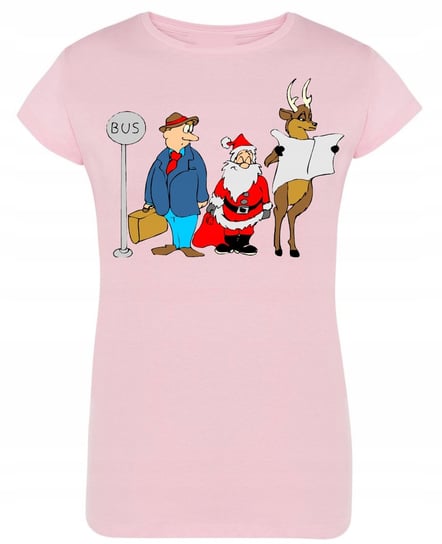 Świąteczny T-Shirt nadruk Śmieszny Mikołaj R.S Inna marka