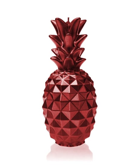 Świeca, Ananas XL, czerwony metalik OOTB